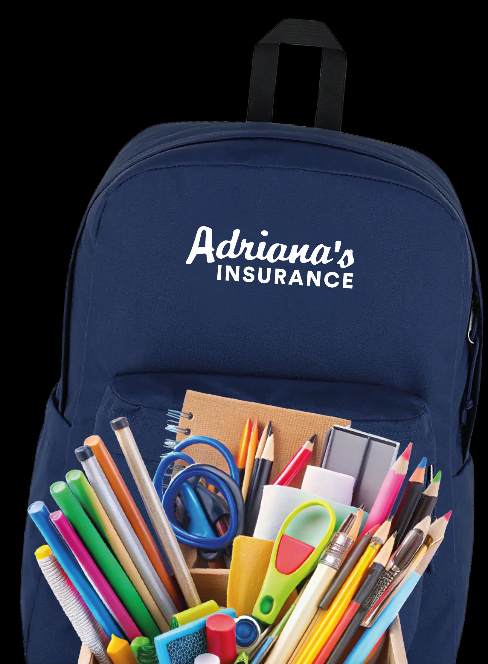 Back to School free backpack